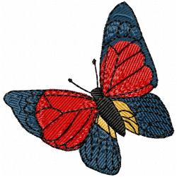 Butterfly Embroidery Design 9